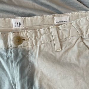 Gap khaki pants. Girlfriend chino.